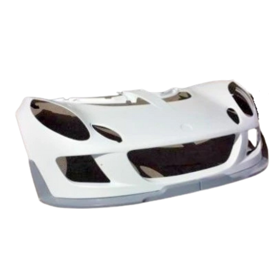 Lotus Exige Front Splitter Two Piece