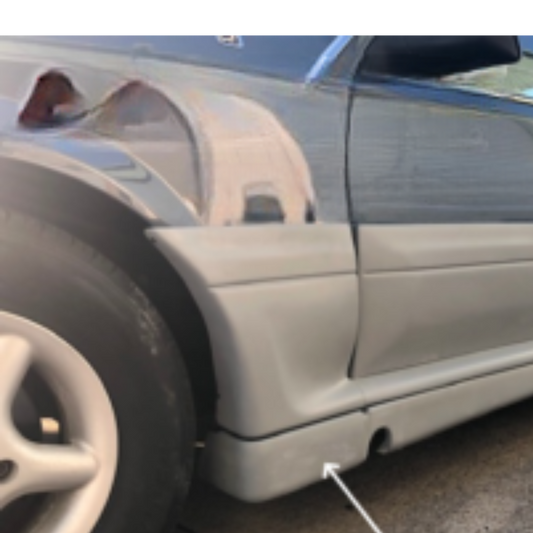 VL Lower Guard End Cap Elbows (Pair) Walkinshaw Style