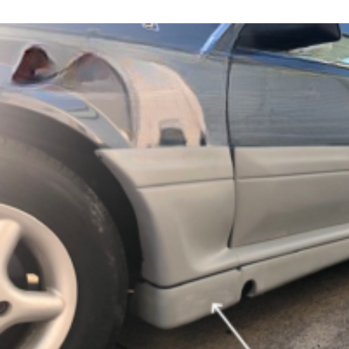 VL Lower Guard End Cap Elbows (Pair) Walkinshaw Style