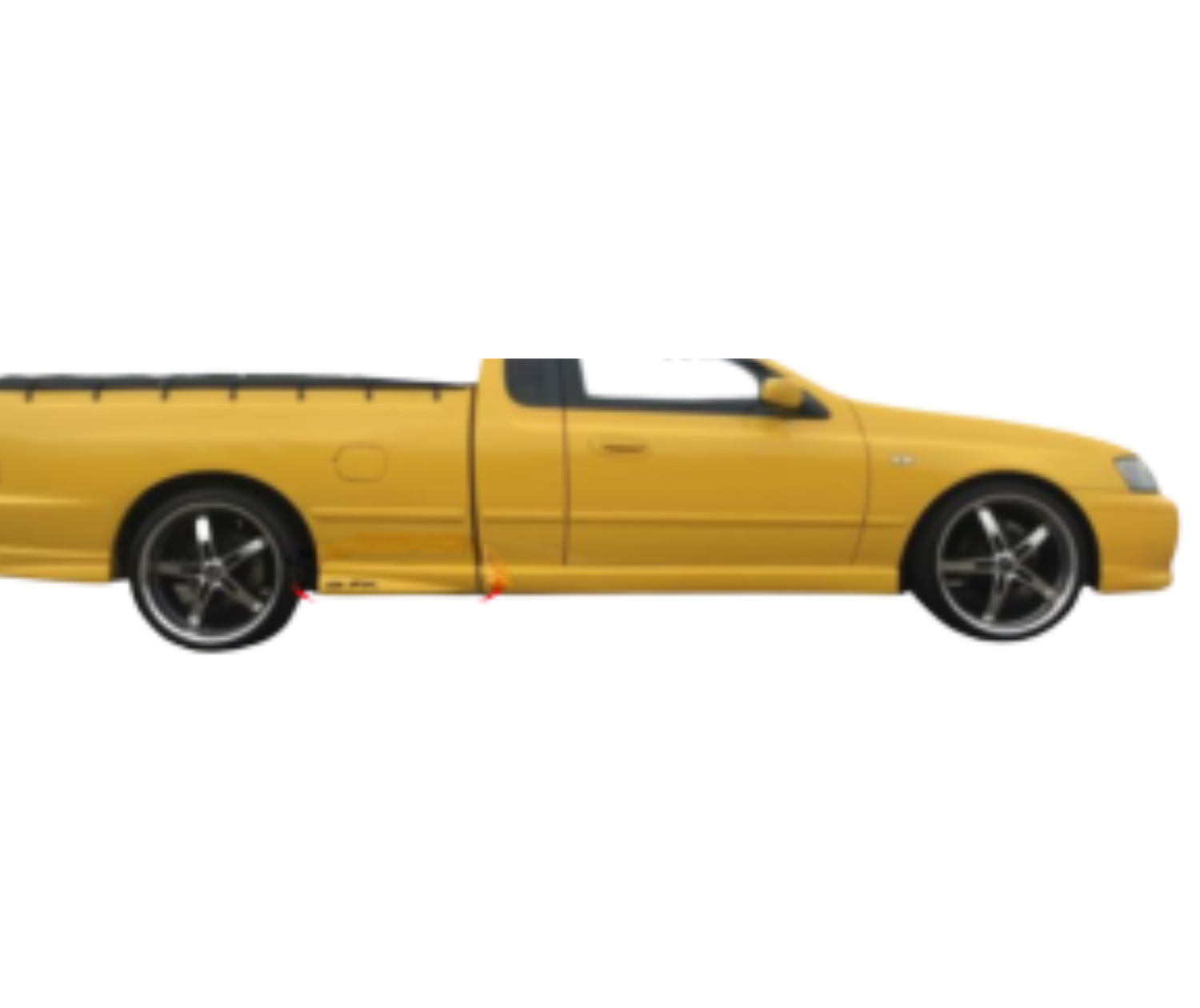 BA BF Ute XR6 XR8 (2002 - 2008) Ute Side Skirt Pods to suit Tub Middle Session (Pair)