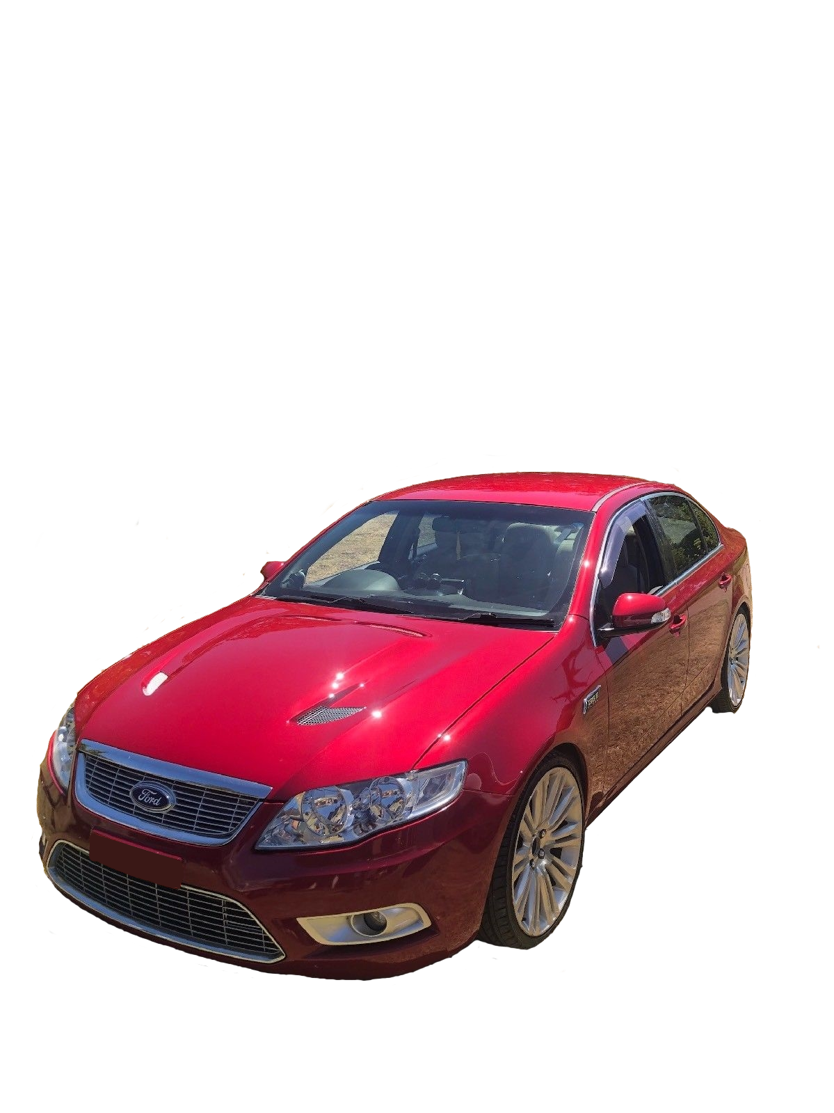 FG GT Style Bulge Bonnet Scoop Boss