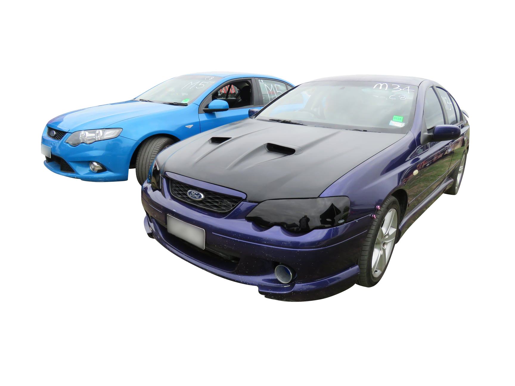 XC GT GS XB XA Bonnet Scoop inc moulded in flutes