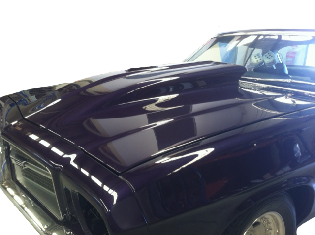 HQ Custom Bonnet with 4 inch Reverse Cowl