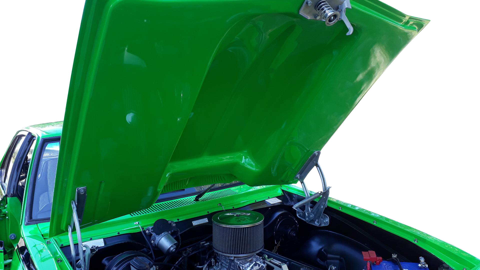 Torana LH LX Custom Fibreglass Bonnet with 4 inch Reverse Cowl