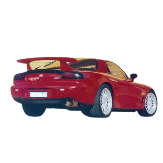 Mazda RX7 Series 6,7,8 SP 2 Rear Spoiler