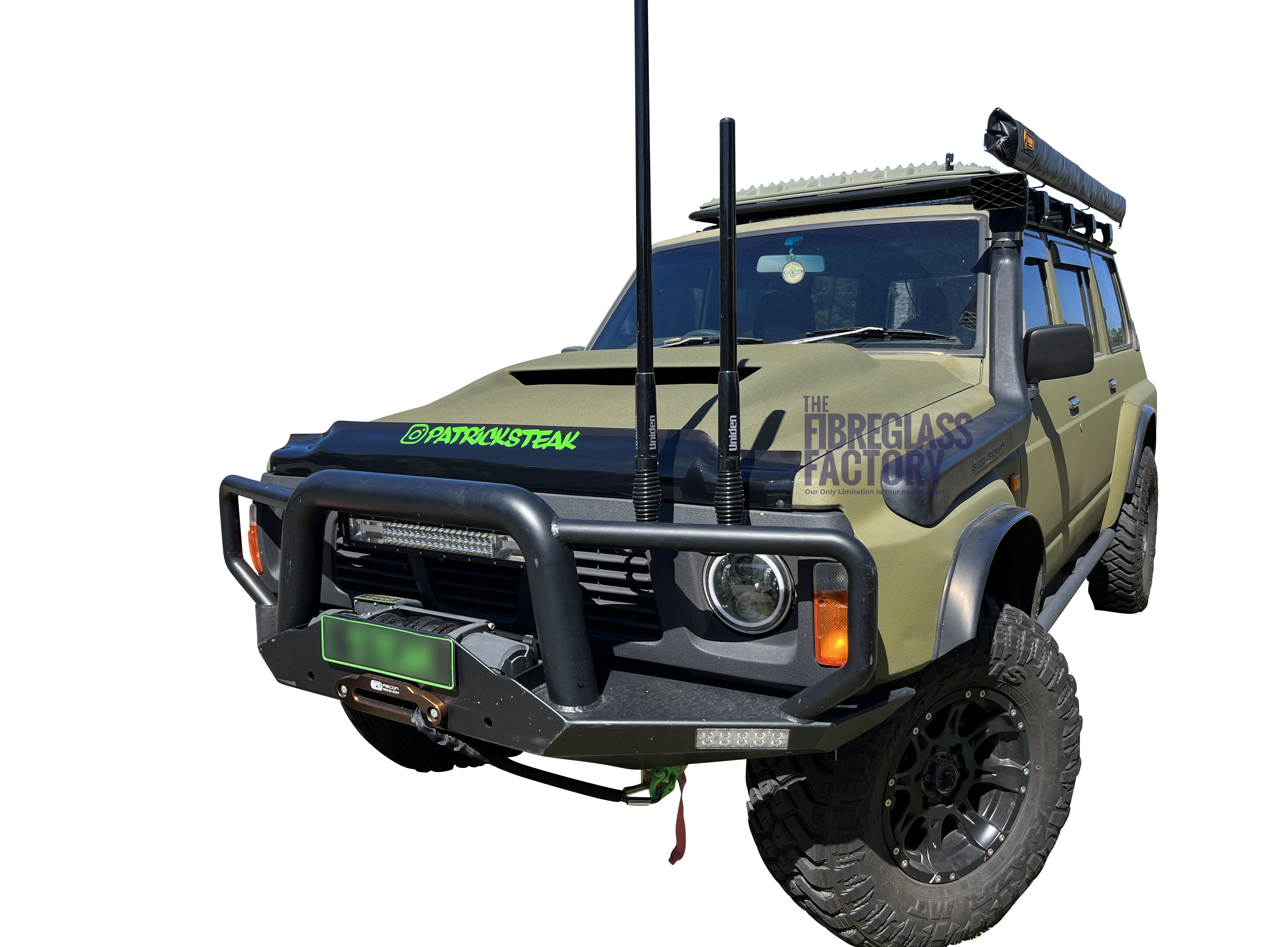 4WD 79 series style V8 Scoop to suit GQ Patrol