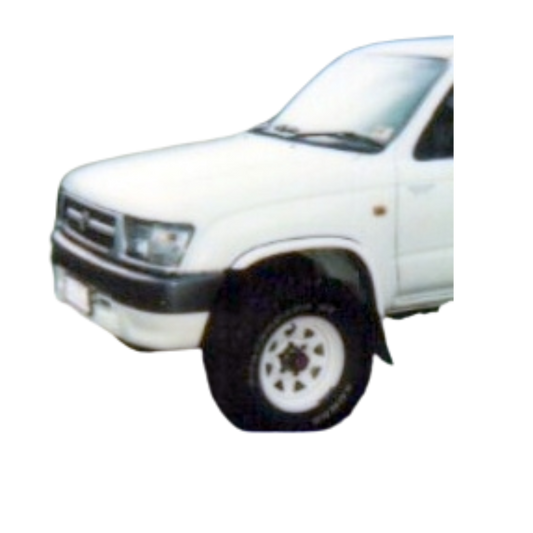 Hilux 10/97 - 03/05 Front Flares (pair) Underlip Delux Style