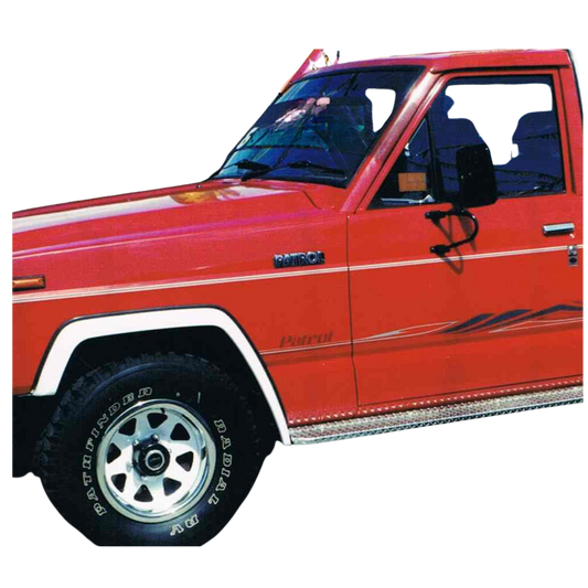 GQ Front Flares Underlip Style Suit Early Leaf Spring Ute (straight sided guard)