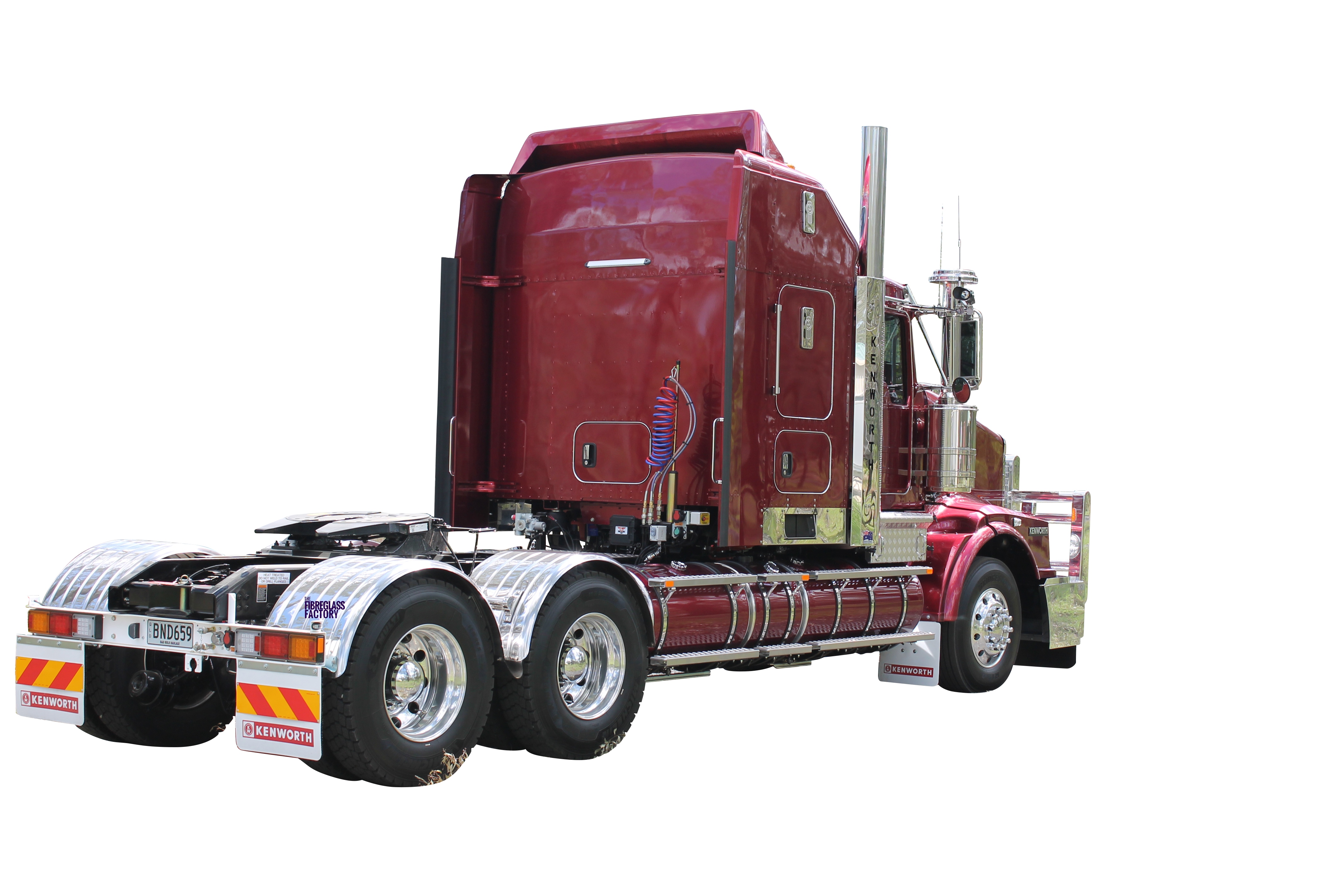 Ducktail suits Kenworth
