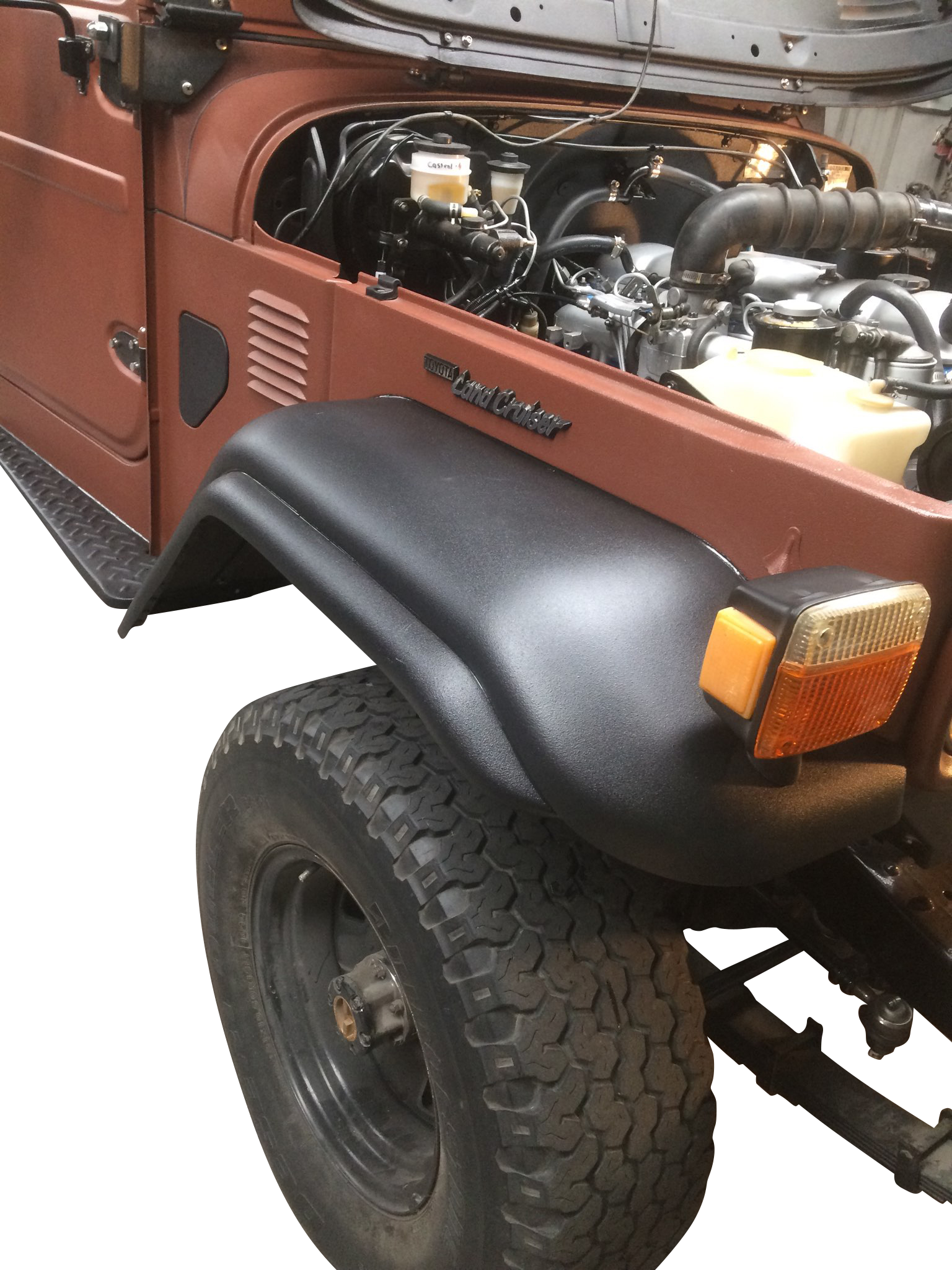 FJ40 FJ45 FJ47 HJ45 HJ47 BJ40 BJ42 Front Flares suits Toyota