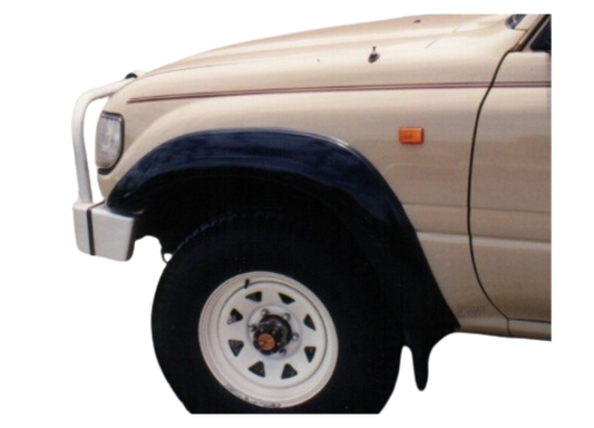 80 Series Front & Rear Flares RV/DX approx 30mm Factory Style