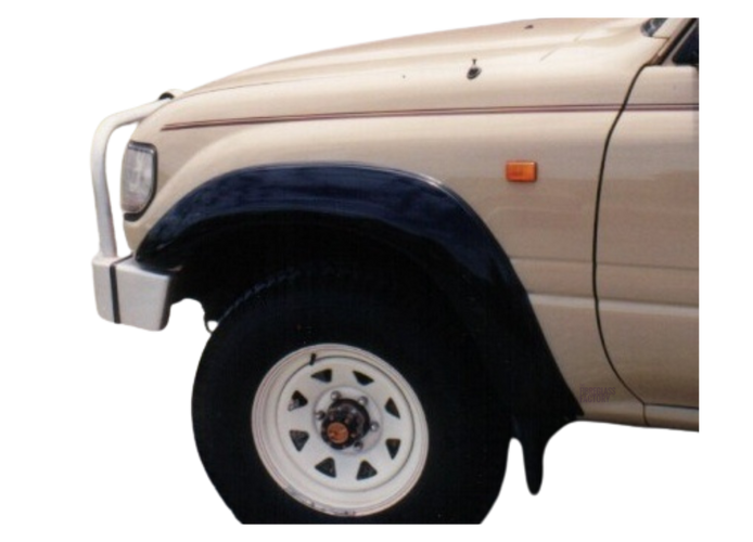 80 Series Front & Rear Flares RV/DX approx 30mm Factory Style
