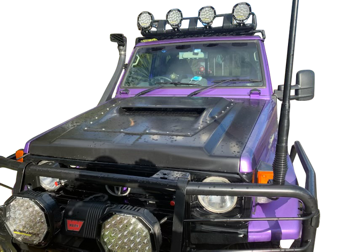 Landcruiser 79 series V8 Scoop to suit 75 series Toyota Landcruiser 4WD