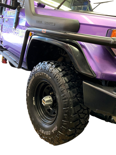 75 Series Front Flares Suits Landcruiser & Fitting Kit