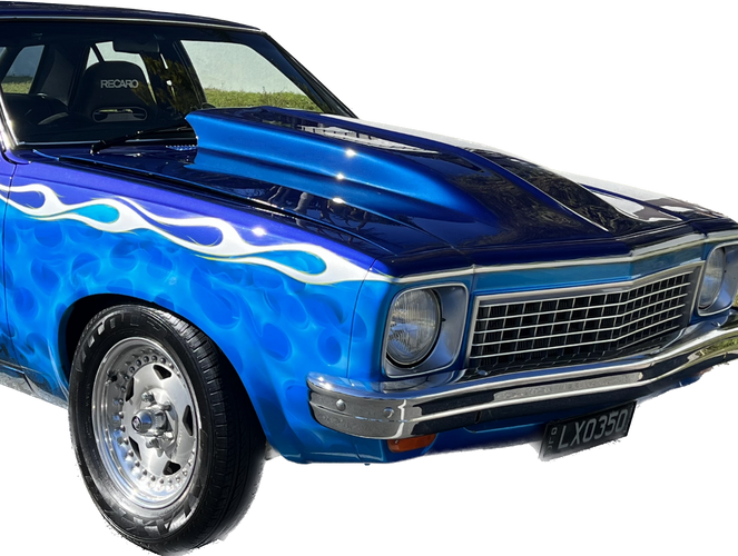 Torana LH LX Custom Fibreglass Bonnet with 4 inch Reverse Cowl