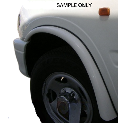 80 Series Front & Rear Flares Underlip Style