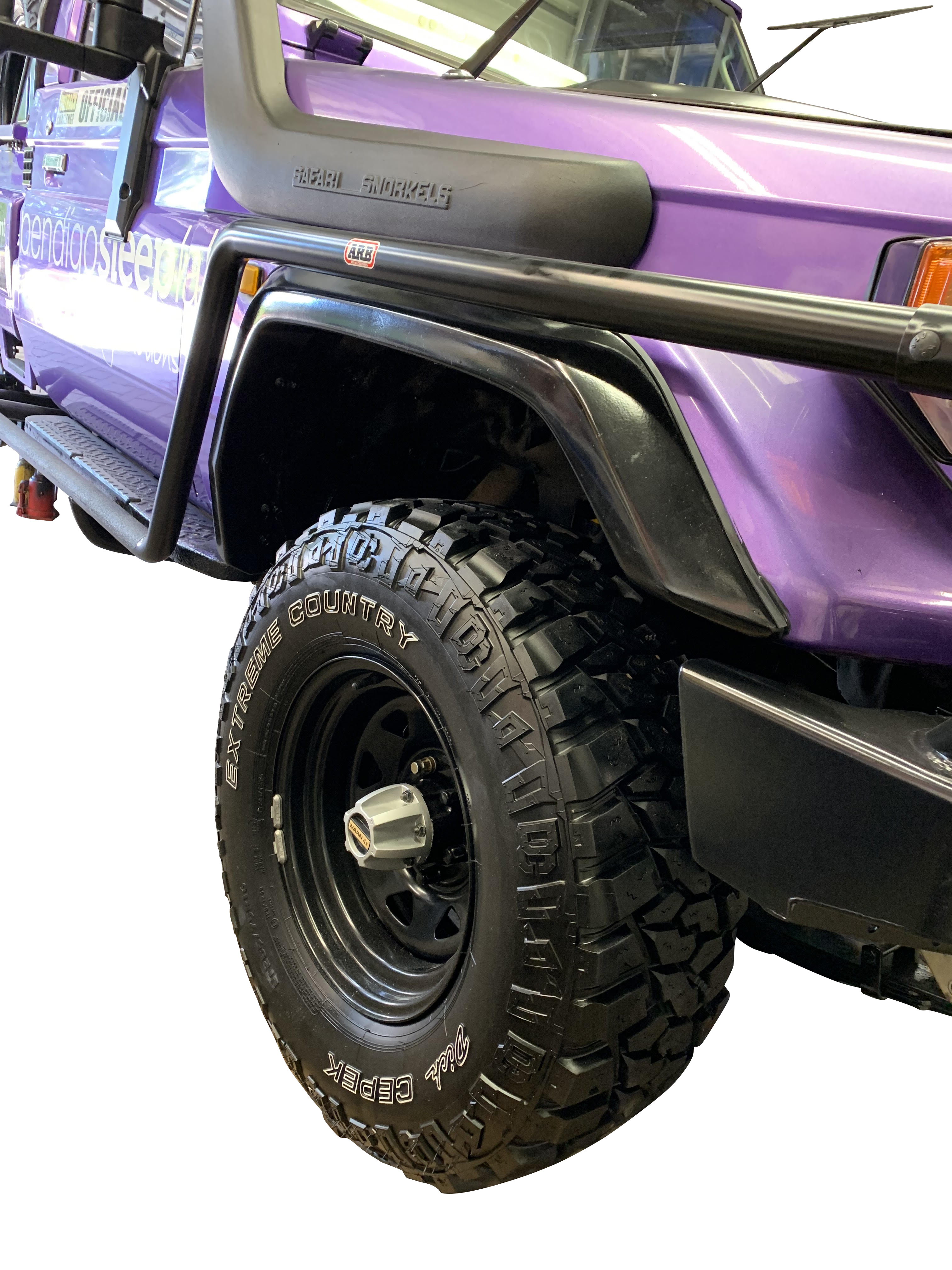 75 Series Front Flares Suits Landcruiser