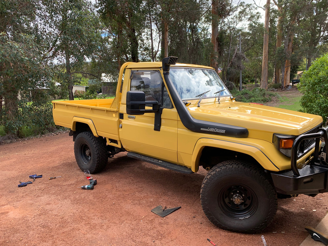 75 Series Ute Rear Flares Suits Landcruiser