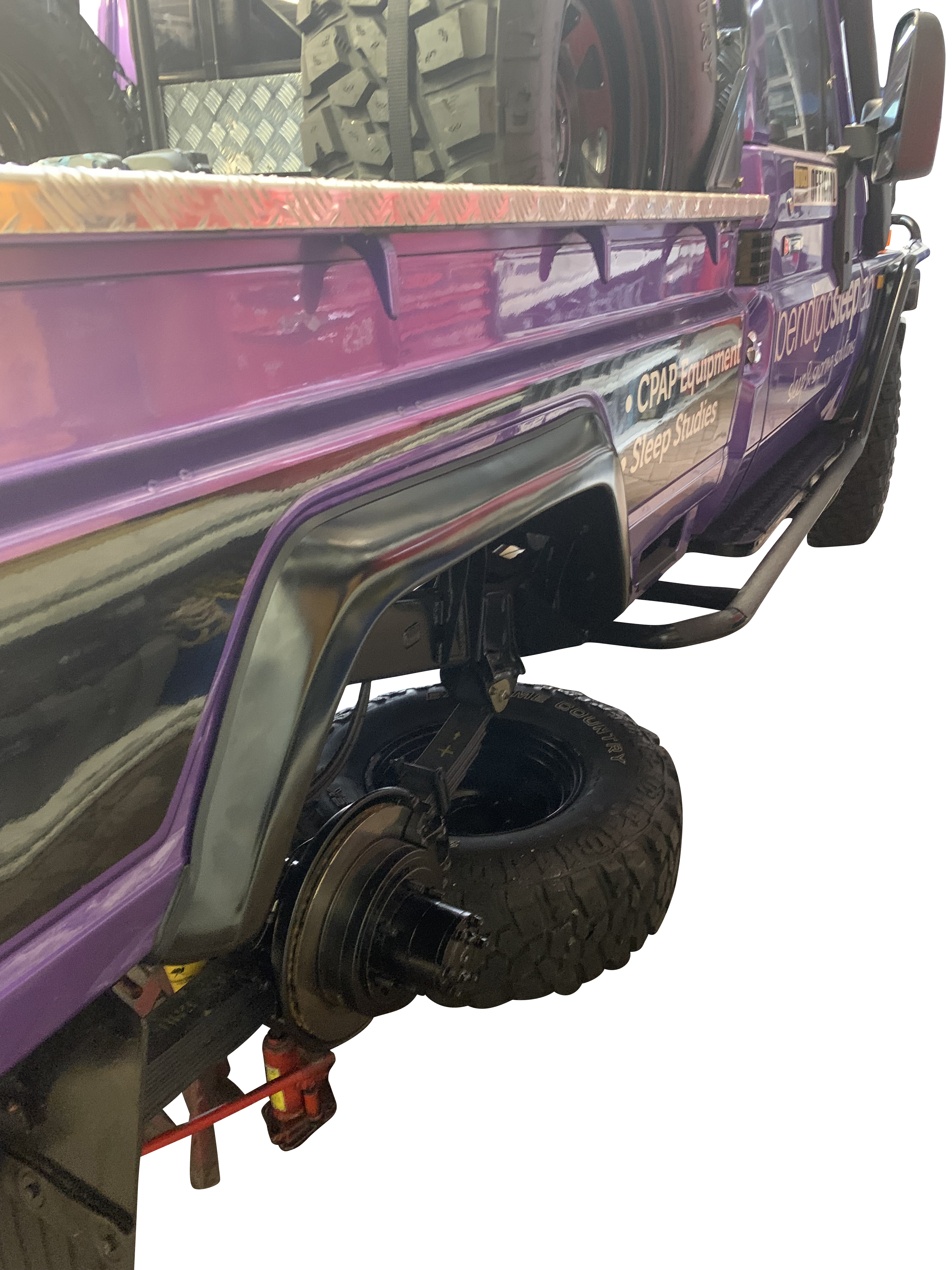 75 Series Ute Rear Flares Suits Landcruiser